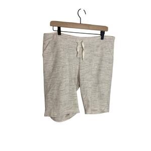 Eddie Bauer Men's Large Light Grey Sweat Casual Athletic Comfort Shorts